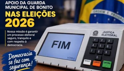 Guarda Municipal de Bonito reforça segurança durante as eleições 2026