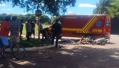 Mulher morre em batida entre motos em Mato Grosso do Sul