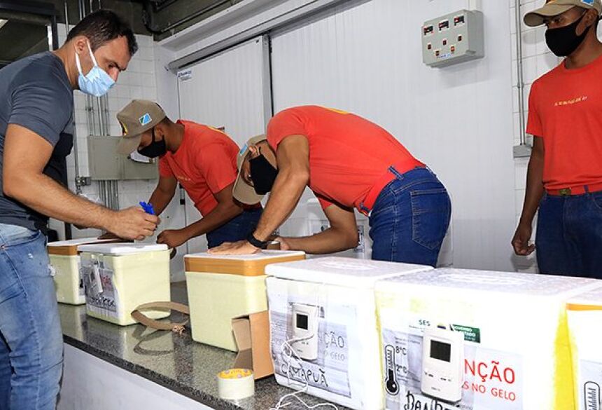Confira aqui a tabela com a distribuição do 4º lote da vacina contra COVID aos municípios de MS