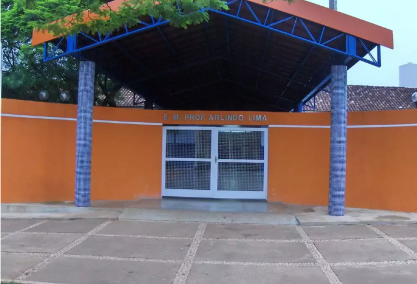 Escola Municipal Arlindo Lima, em Campo Grande (Foto: Divulgação)  - CREDITO: CAMPO GRANDE NEWS