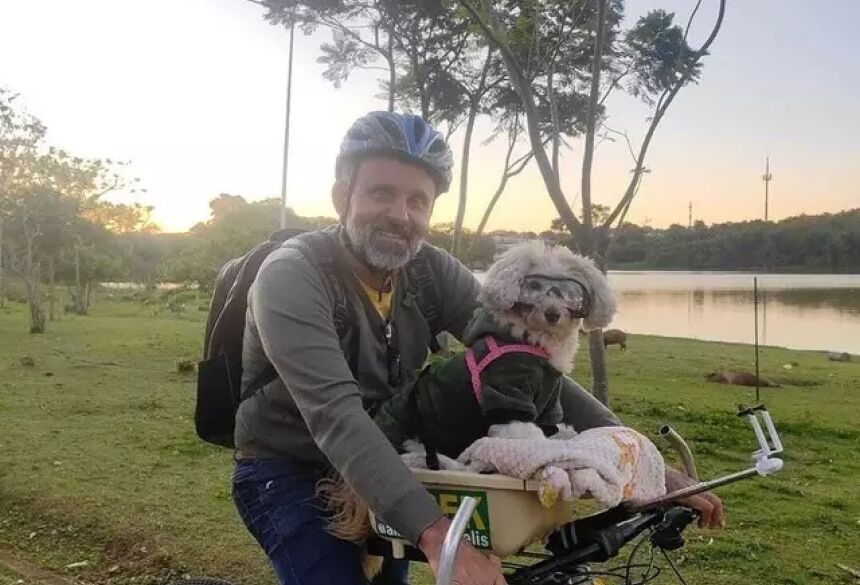 Alberto e Beibek começaram a pedalar há pouco menos de dois anos. (Foto: Arquivo pessoal) - CREDITO: CAMPO GRANDE NEWS