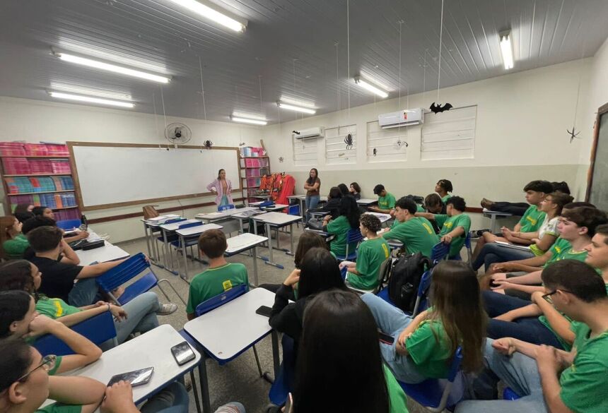 Projeto realizado na Escola Estadual Bonifácio Camargo Gomes