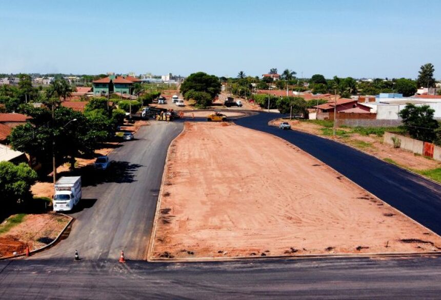 A obra teve início em março deste ano com previsão de ser finalizada em 540 dias