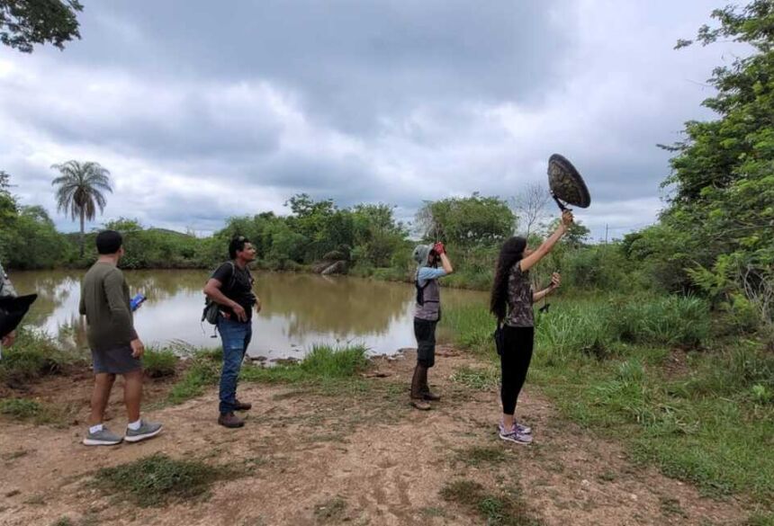 O grupo Passarinhou em área verde urbana, rica em fauna e flora e que pode fazer parte de roteiros para o Turismo de Observação de Aves