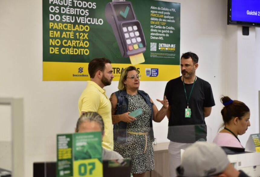 Na Capital, as visitas foram nas agências do Shopping Campo Grande, Bosque dos Ipês, Pátio Central, Coronel Antonino, Sest Senat, Guaicurus e Aero Rancho