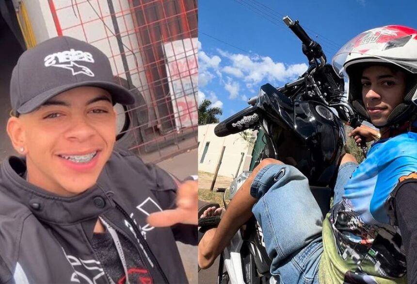 Além do influenciador, outra pessoa estava na garupa da moto, uma mulher ainda não identificada, e ficou ferida