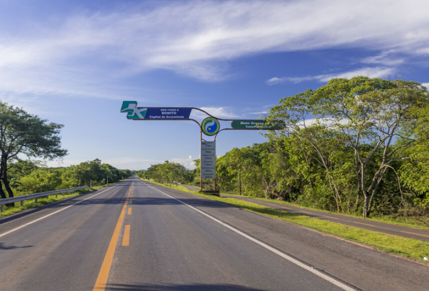 Entrada de Bonito-MS - Foto: Hudson Garcia