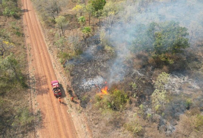 O nível de alerta para os incêndios florestais está relacionado à situação da seca que tem aumentado em todo o Estado