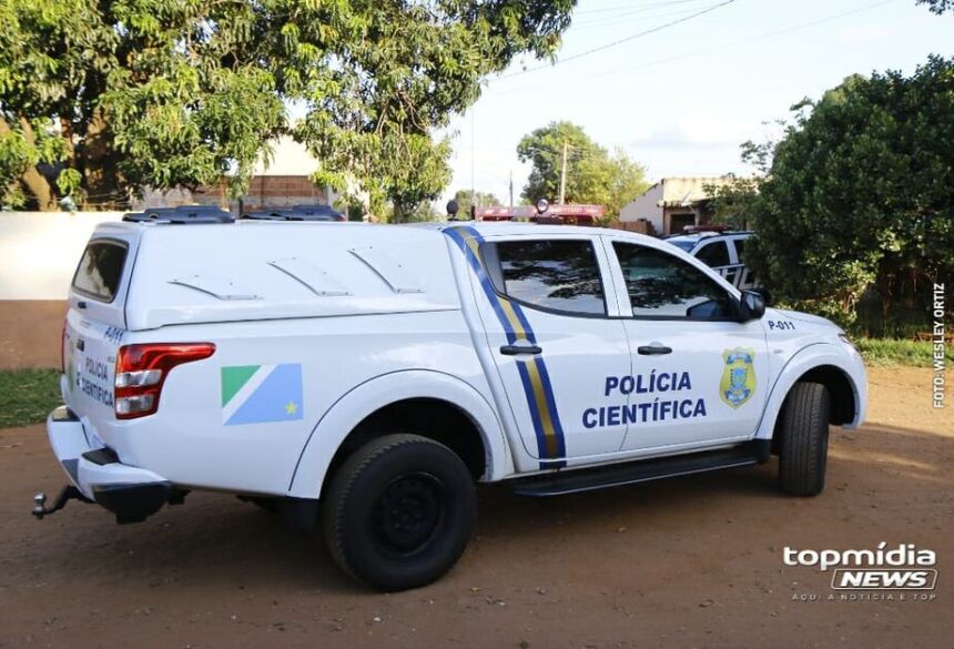 Uma guarnição da Polícia Militar foi enviado ao local para realizar o primeiro atendimento e a preservação do local 