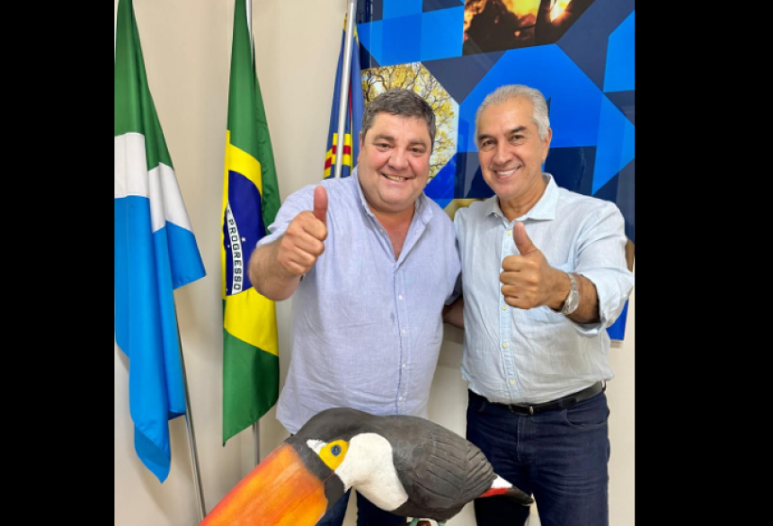 Josmail Rodrigues agradeceu a visita de Reinaldo Azambuja e ressaltou a importância de alianças políticas fortes para continuar os projetos 