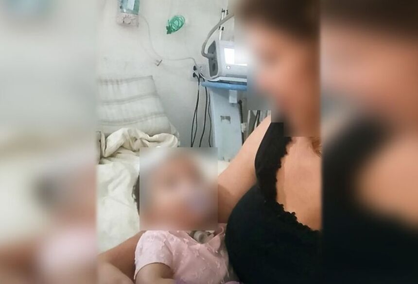 A menina recebeu alta do CTI (Centro de Terapia Intensivo) da Santa Casa de Campo Grande na semana passada