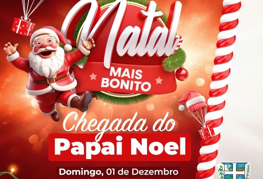 De acordo com a prefeitura, também será realizado o lançamento do Natal + Bonito