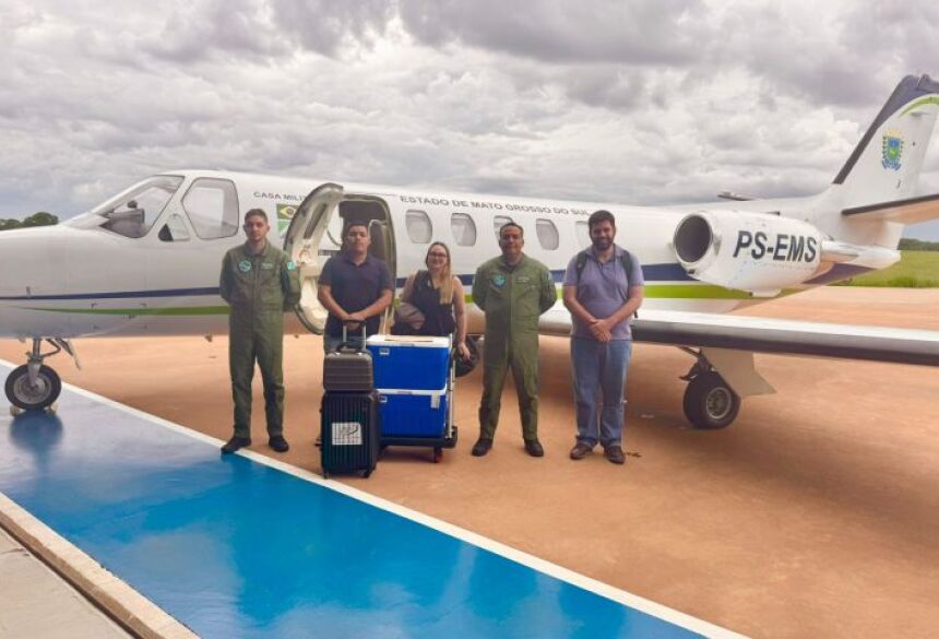  O órgão a ser transplantado estava em Porto Velho, capital de Rondônia, e foi buscado em uma aeronave Citation II