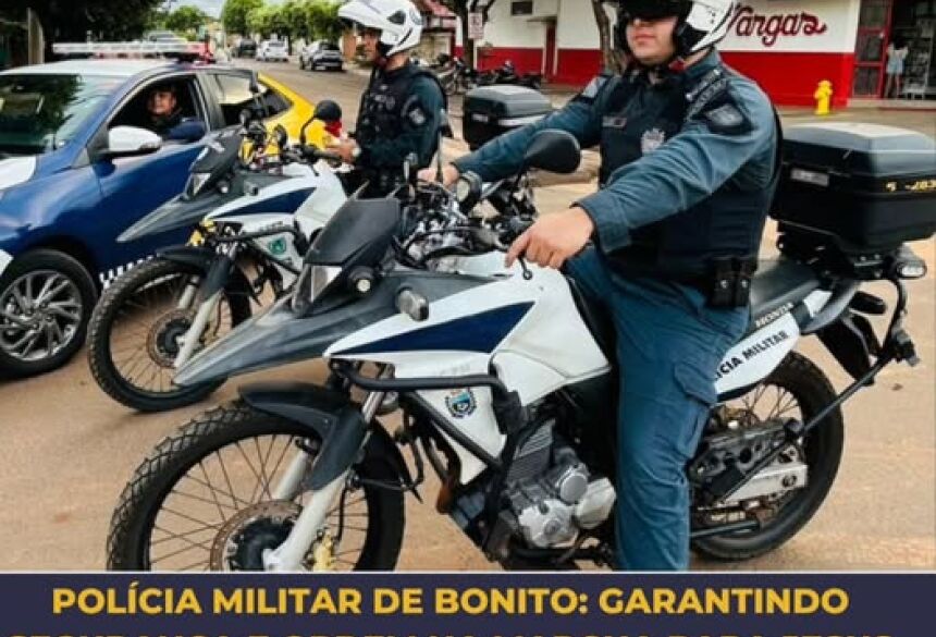 Desde o início da programação, a Polícia Militar esteve presente