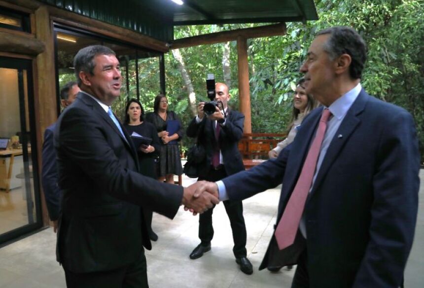 O encontro ainda teve a presença do presidente da Assembleia Legislativa