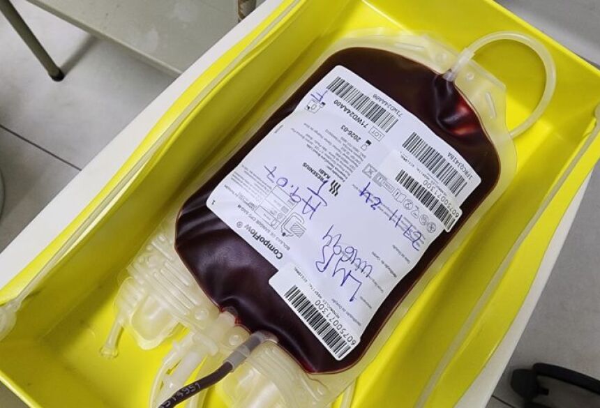 A iniciativa busca atender à demanda de sangue e garantir um estoque regular para atender a todas as necessidades dos pacientes