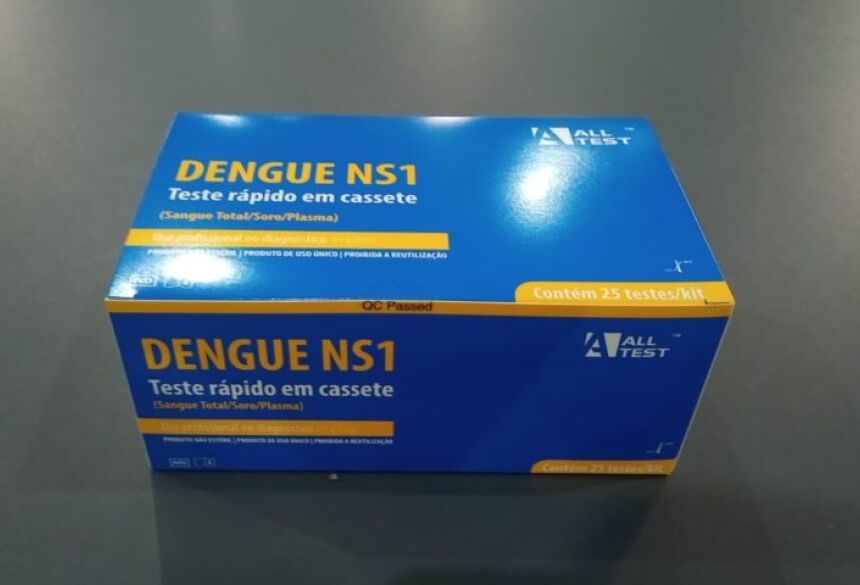 O trabalho de distribuição dos testes foi baseado em critérios epidemiológicos, incluindo a quantidade de casos notificados de dengue