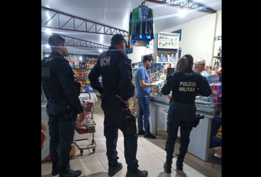 A ação foi coordenada pelo comandante da GMB, subinspetor Cânepa, após diversas denúncias feitas por moradores locais