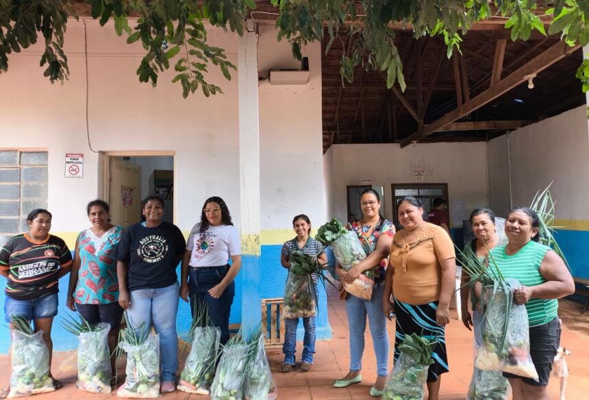 Esses alimentos, frescos e produzidos em Bodoquena, são distribuídos gratuitamente a famílias em situação de vulnerabilidade social 