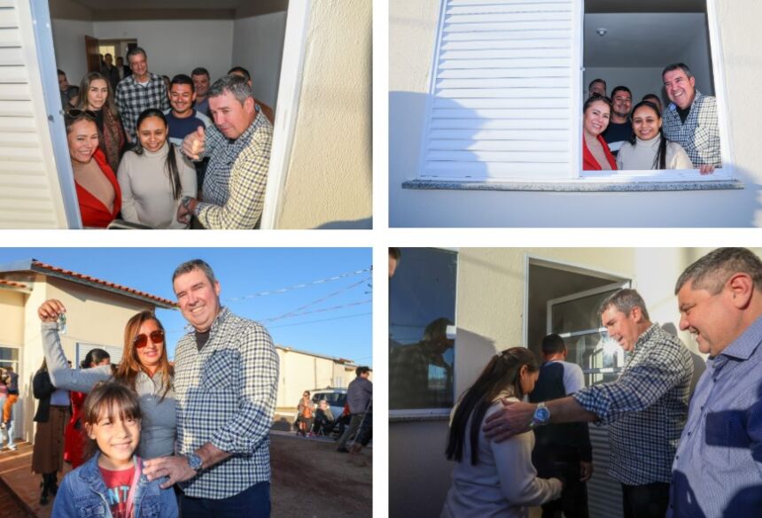  Parte deles foram entregues quinta-feira (29) pelo governador Eduardo Riedel, em visita à cidade - que recebe neste fim de semana o Fórum Lide COP-30 