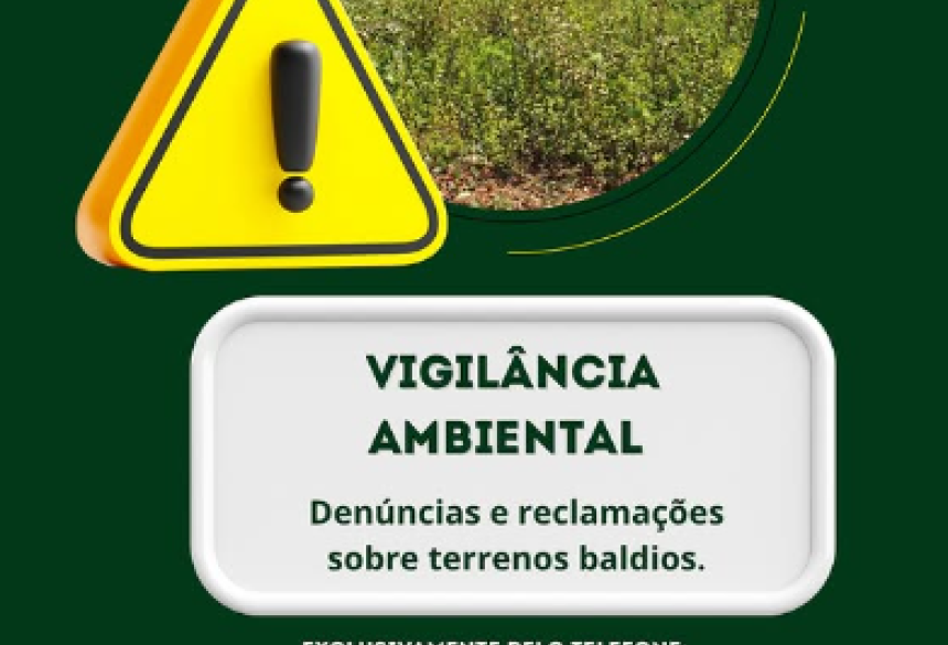 A Prefeitura reforça a importância da participação da população na identificação de irregularidades