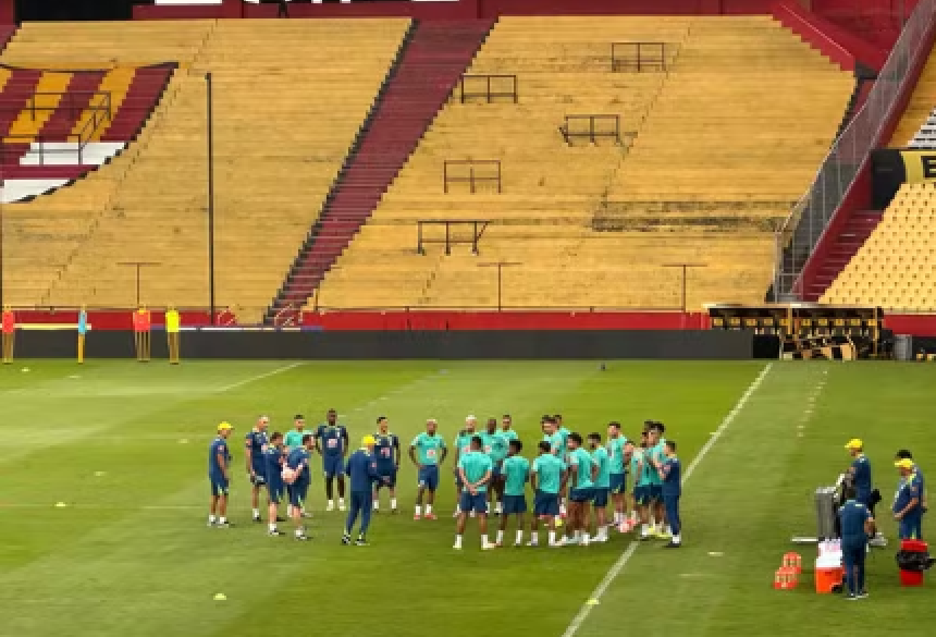 A imprensa teve acesso somente aos primeiros 