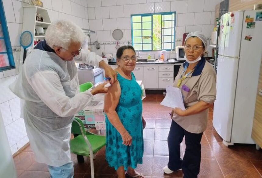  O maior público vacinado foi o de idosos com 60 anos ou mais, que somou 45.466 doses aplicadas