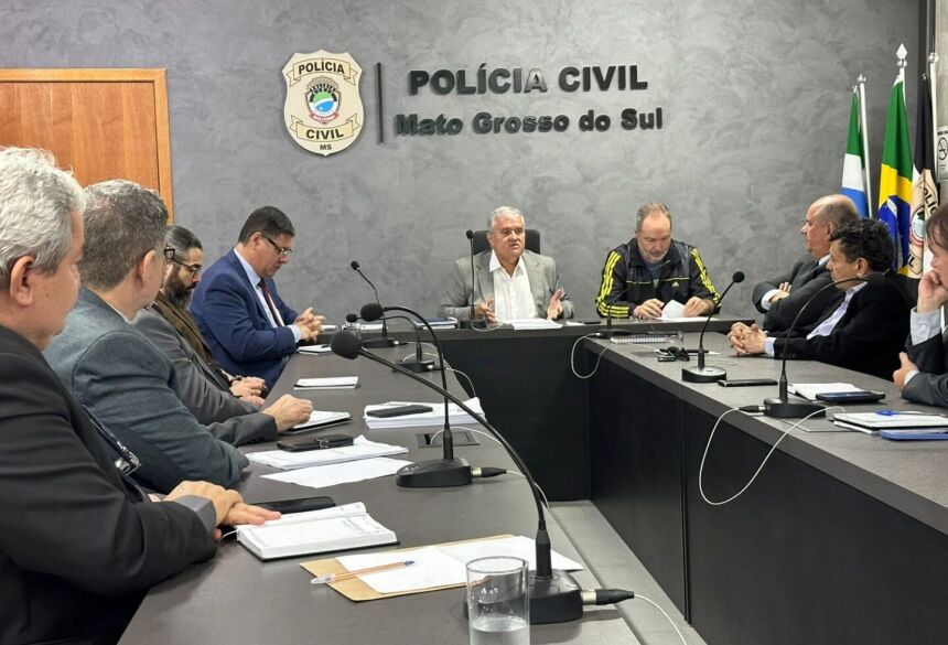 A reunião também tratou do planejamento de ações voltadas ao fortalecimento das atividades desenvolvidas pelos Núcleos de Inteligência 