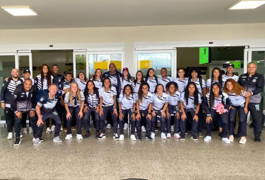 Delegação viajou para o Rio de Janeiro com 20 atletas e os membros da Comissão Técnica (Foto: Rodrigo Moreira/FFMS)