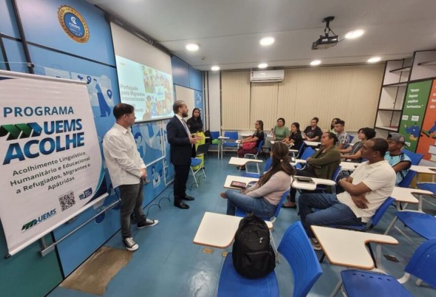 O Coordenador do Programa UEMS Acolhe, prof. Dr. João Fábio Sanches Silva, informa que o curso será realizado de agosto a novembro de 2025