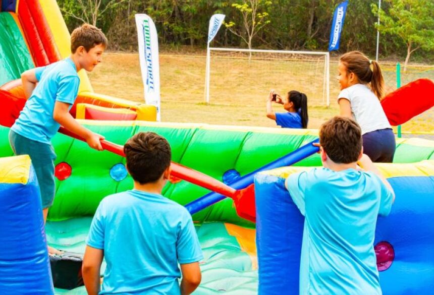 A programação inclui ainda brinquedoteca, pintura facial e lonas brincantes. Todas as atividades serão acompanhadas por profissionais de Educação Física