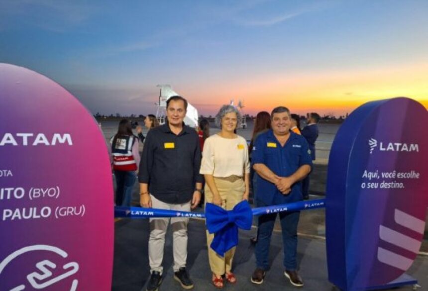 O voo São PauloBonito será operado duas vezes por semana, às quartas e sábados, com aeronaves da família Airbus A320, que comportam até 174 passageiro