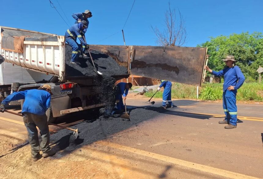 O serviço foi executado pela Agesul (Agência Estadual de Gestão de Empreendimentos), em parceria com o Demtrat 