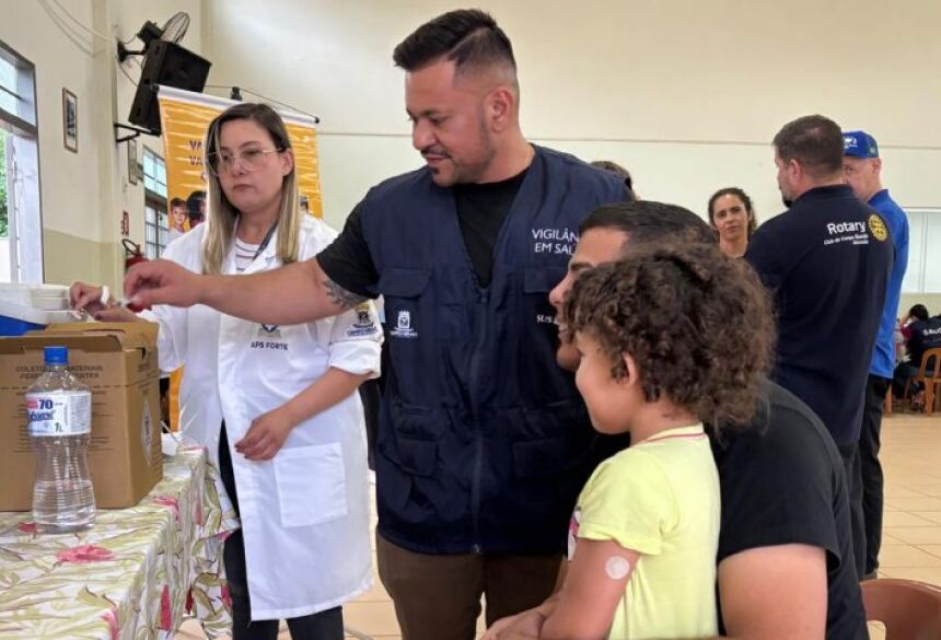 A campanha segue até o final de outubro, oferecendo todas as vacinas previstas no Calendário Nacional de Vacinação