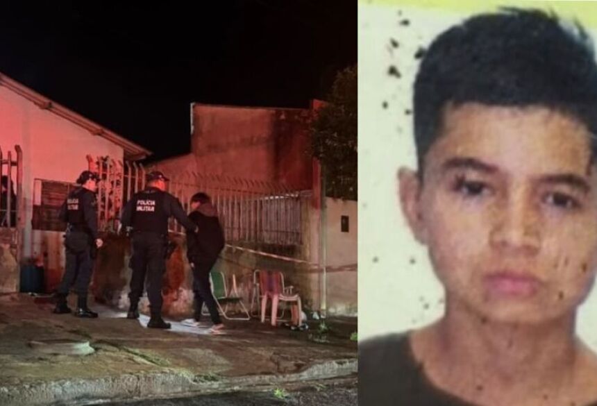 A arma usada no crime estava nos fundos do imóvel. O menor foi apreendido em flagrante por crime de homicídio