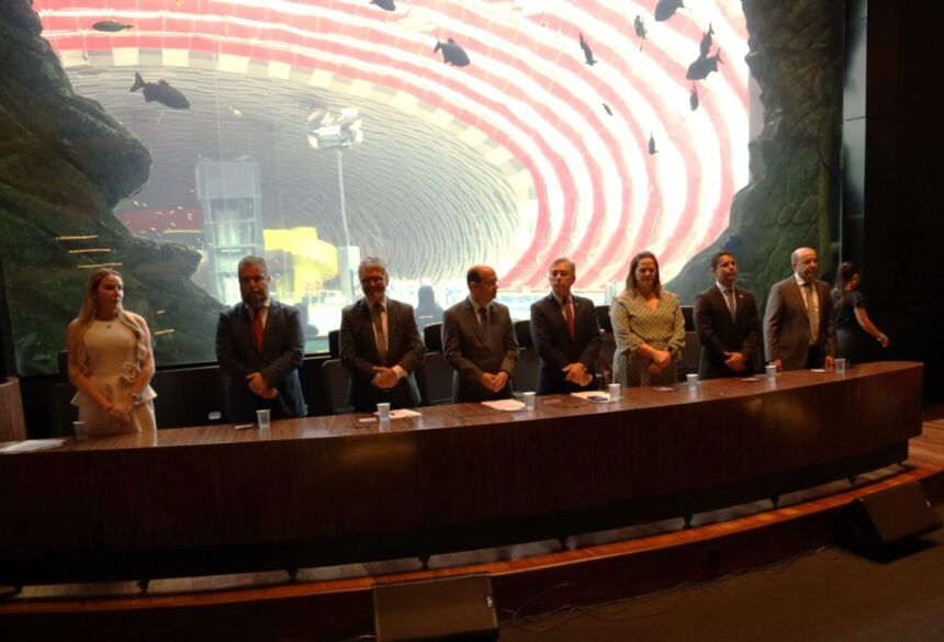 A abertura do evento contou com a presença do vice-governador José Carlos Barbosa; do secretário de Justiça e Segurança Pública Antônio Carlos Videira
