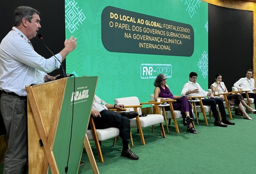 Riedel participou durante esta quarta-feira (12), ao lado dos secretários titular e adjunto de Meio Ambiente e Desenvolvimento