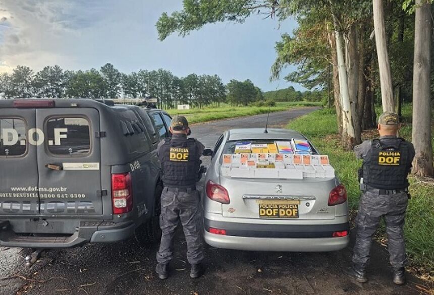  As mercadorias, em sua maioria oriundas do Paraguai, são frequentemente interceptadas durante ações de fiscalização na região de fronteira - Comunicação DOF