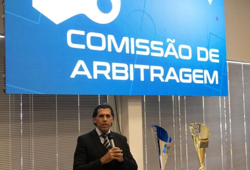 Augusto Ortega, Diretor da Comissão de Arbitragem da FFMS (Foto: Ascom FFMS)