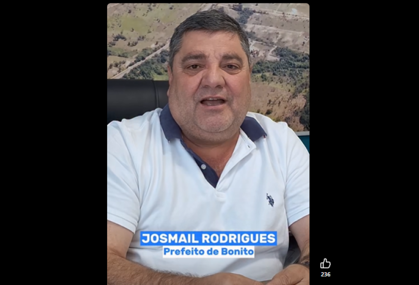 Imagem divulgada nas redes sociais 