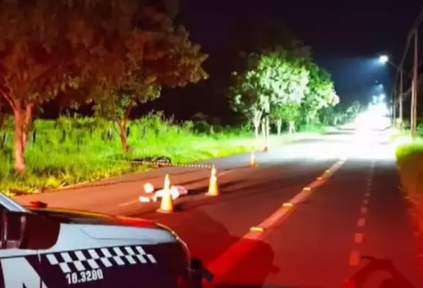 A motocicleta foi deixada sob a responsabilidade de um morador da região