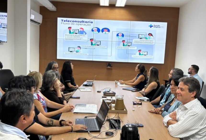 Os encontros fizeram parte de uma visita técnica da equipe do Telessaúde Santa Catarina/UFSC e tiveram como foco a qualificação do acesso às especialidades