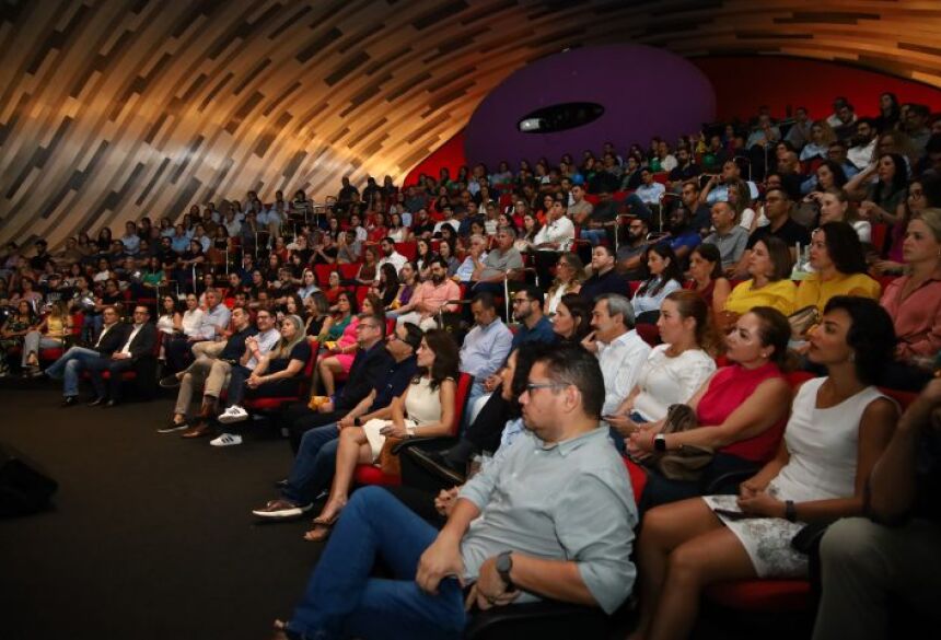 O evento de encerramento das atividades aconteceu no auditório do Bioparque Pantanal e reuniu todos os servidores da secretaria