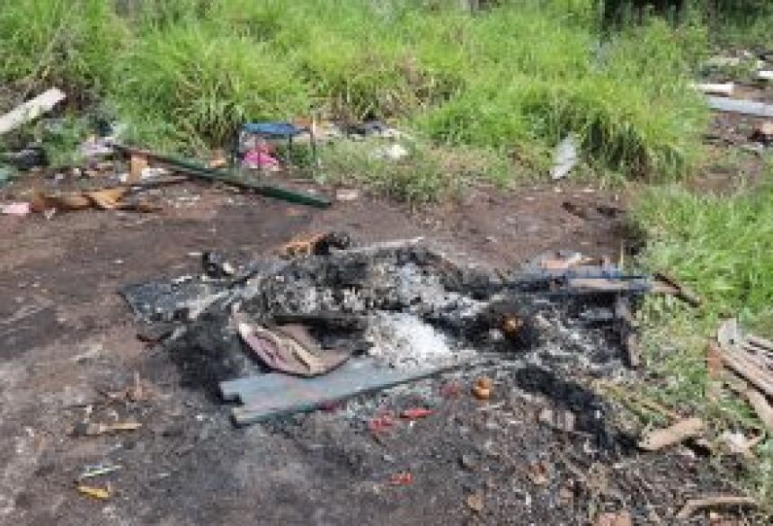 Caso do homem carbonizado em Dourados foi investigado pela polícia / Divulgação 