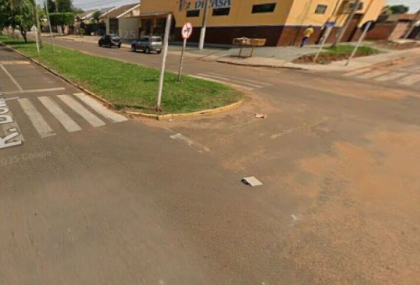 Uma criança de 7 anos ficou ferida em um acidente de trânsito / Google Street View  