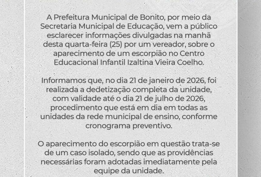 Imagem divulgada nas redes sociais 