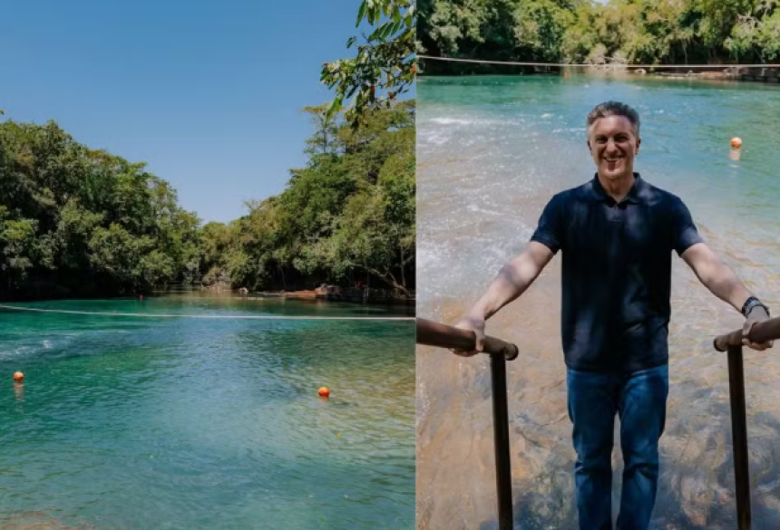 Luciano passou por Jardim e Bonito, conforme publicado nas redes sociais e registrou os momentos em MSImagem divulgada nas redes sociais 