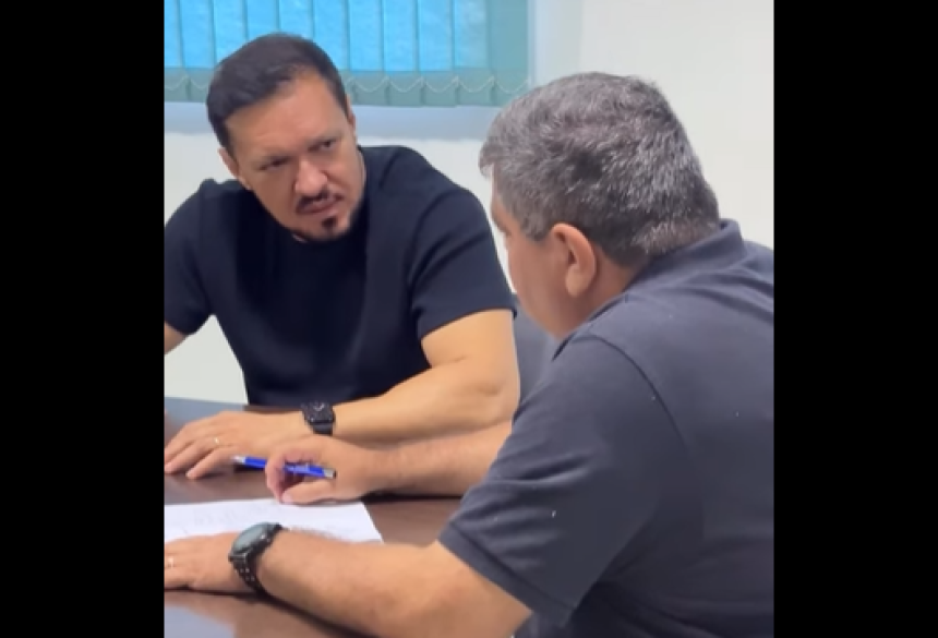 Imagem divulgada nas redes sociais 