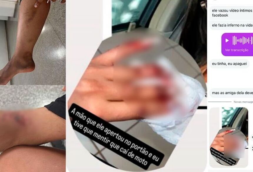 Ela mandava fotos e vídeos para as amigas / Reprodução/Repórter Top   
