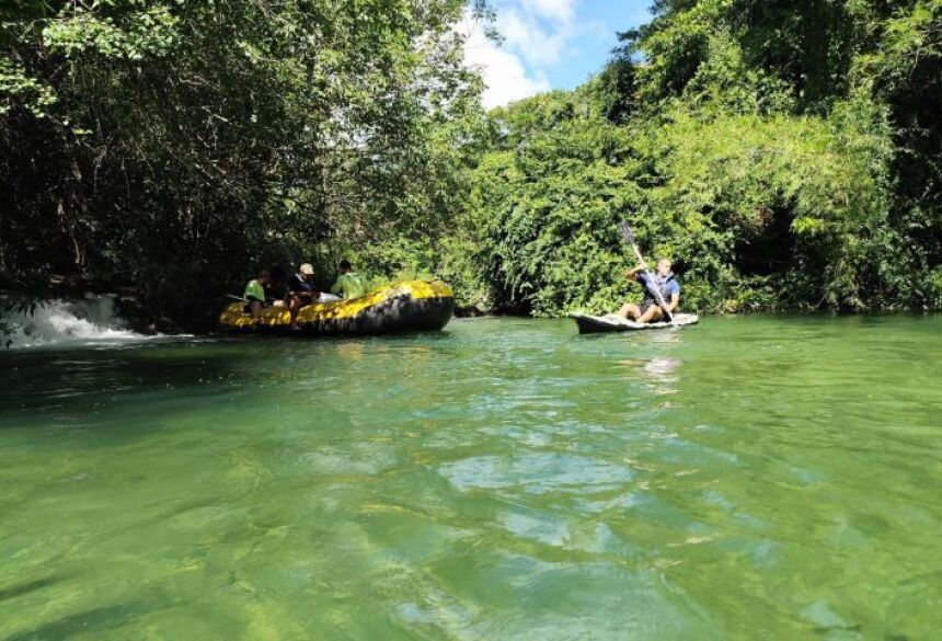 A expedição ambiental no Rio Formoso, realizada no dia 17 de março, reuniu técnicos ambientais e representantes de instituições parceiras
